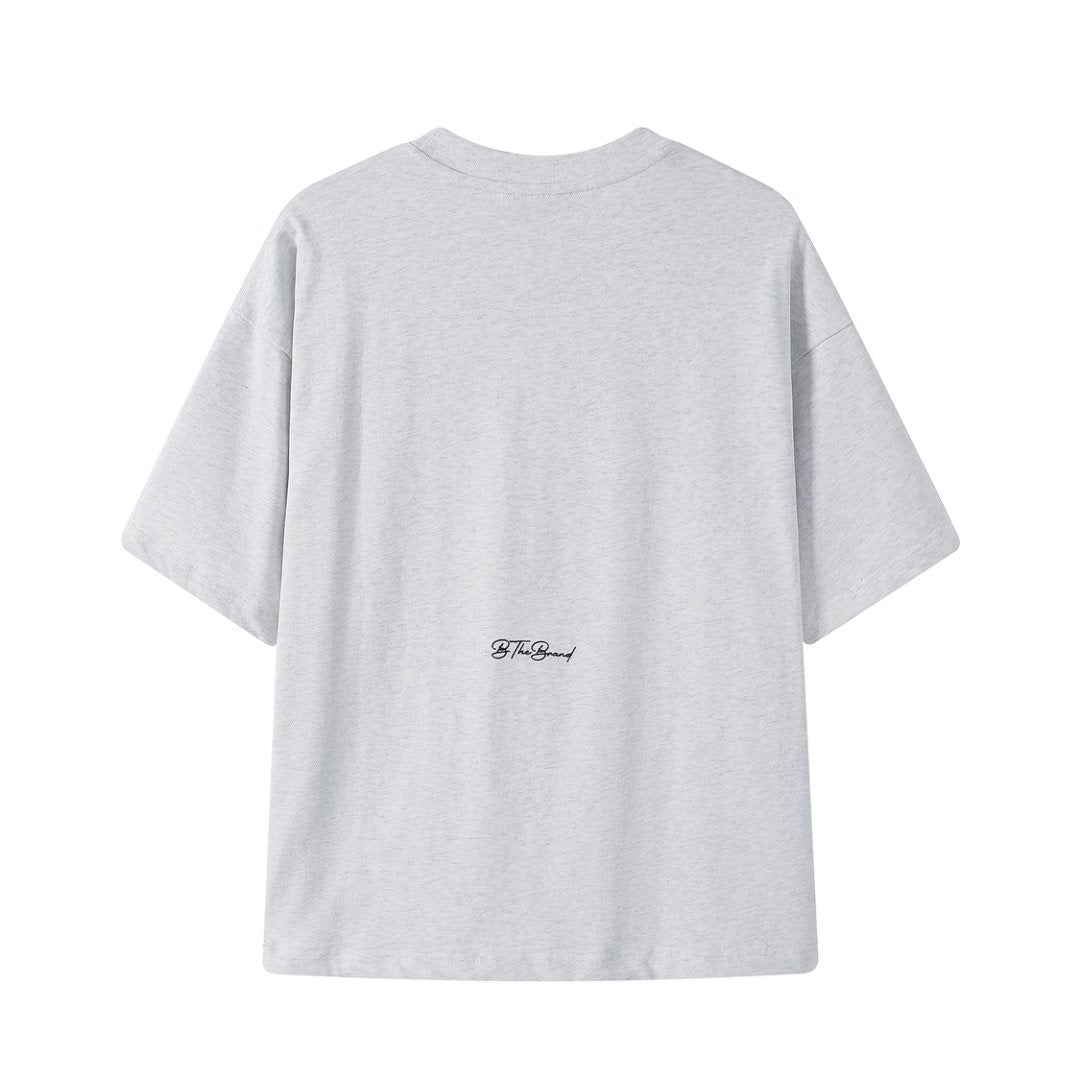 Grey cropped t-shit