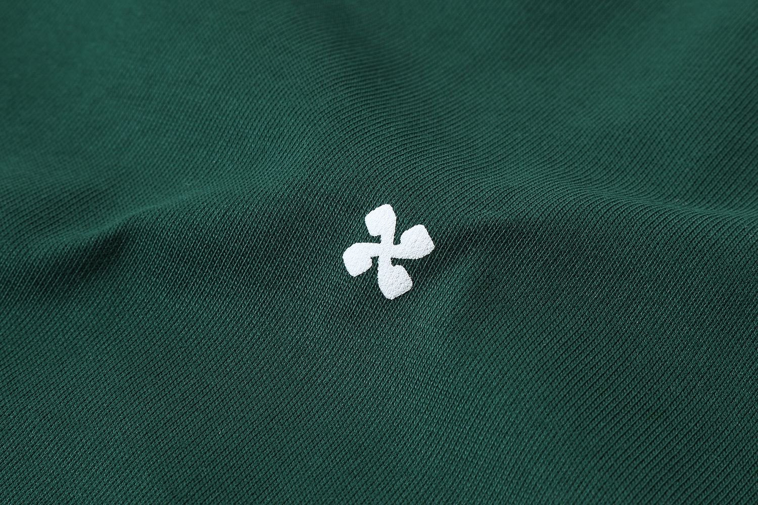 Green printed cropped t-shit