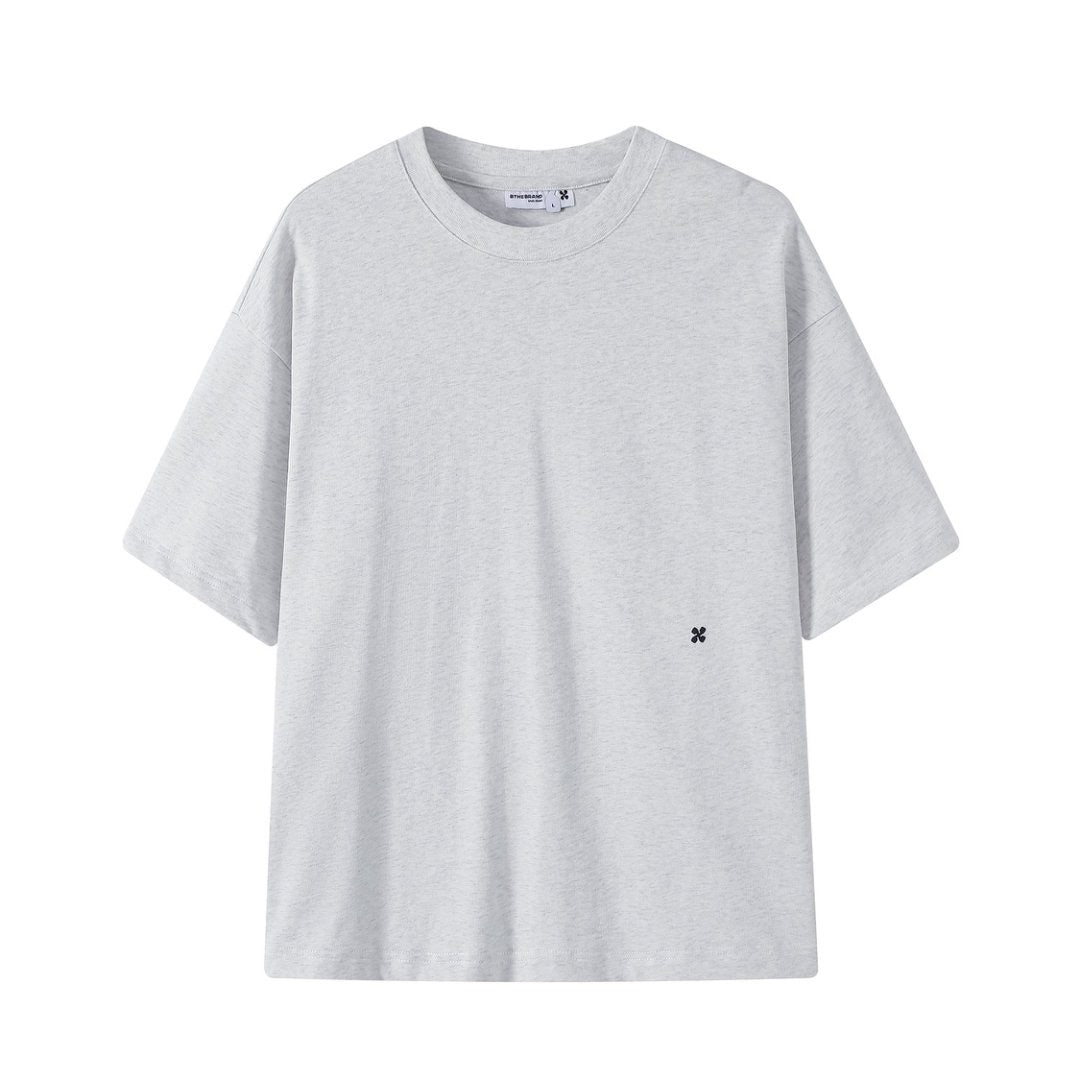 Grey cropped t-shit