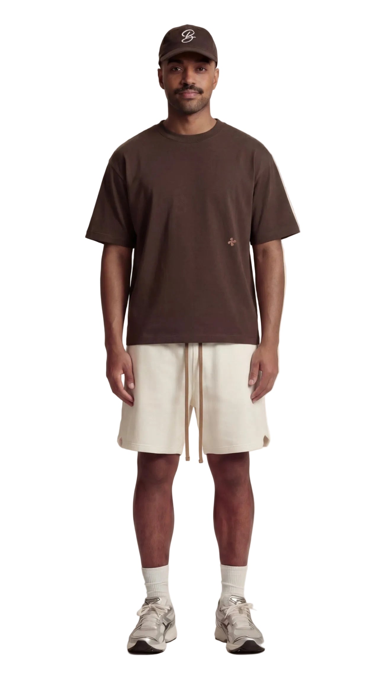 off white cotton short