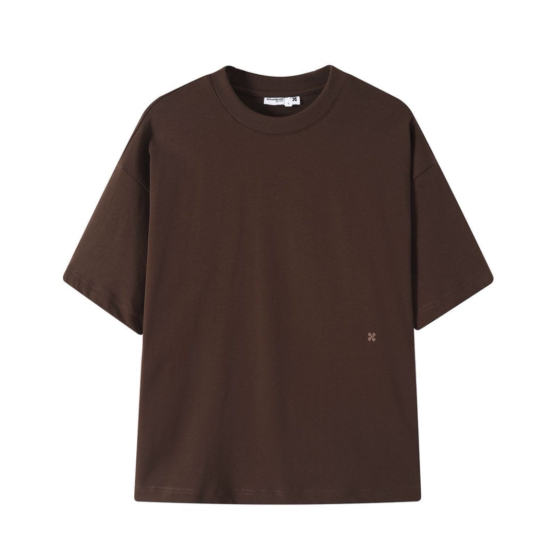 Brown cropped t-shit