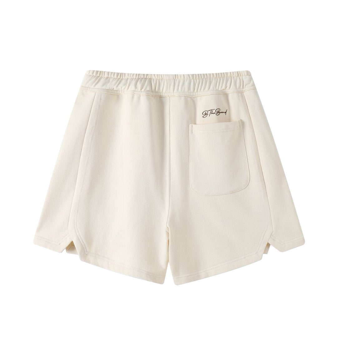 off white cotton short